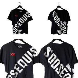 Dos Equis Beer T Shirt Adult Black Large L Graphic Tee 100% Cotton Short Sleeve